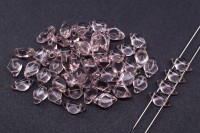 Бусины GemDuo 8х5мм, отверстие 0,8мм, цвет 20020 светлый аметист прозрачный, 709-023, 10г (около 64шт)