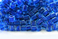 Бисер японский TOHO Cube кубический 4мм #0932 морская вода/капри, окрашенный изнутри, 5 грамм