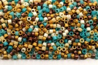 Бисер японский MIYUKI Delica цилиндр 11/0 DB-MIX9046 Клеопатра, 5 грамм