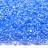 Бисер японский MIYUKI Delica цилиндр 11/0 DB-0076 радужный голубой, окрашенный изнутри, 5 грамм - Бисер японский MIYUKI Delica цилиндр 11/0 DB-0076 радужный голубой, окрашенный изнутри, 5 грамм