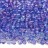 Бисер чешский PRECIOSA круглый 10/0 48802 прозрачный синий радужный, 1 сорт, 50г - Бисер чешский PRECIOSA круглый 10/0 48802 прозрачный синий радужный, 1 сорт, 50г