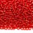 Бисер чешский PRECIOSA круглый 8/0 97070 красный, серебряная линия внутри, 50г - Бисер чешский PRECIOSA круглый 8/0 97070 красный, серебряная линия внутри, 50г