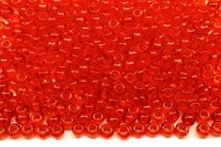 ОПТ Бисер чешский PRECIOSA круглый 10/0 90050 красный прозрачный, 1 сорт, 500 грамм