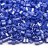 Бисер китайский рубка размер 11/0, цвет 0123В голубой непрозрачный,блестящий, 450г - Бисер китайский рубка размер 11/0, цвет 0123В голубой непрозрачный,блестящий, 450г
