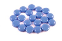 Бусины Candy beads 12мм, два отверстия 1мм, цвет 33100 синий непрозрачный, 705-042, около 10г (около 8шт)