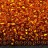 Бисер чешский PRECIOSA круглый 10/0 97000 оранжевый, серебряная линия внутри, квадратное отверстие, 1 сорт, 50г - Бисер чешский PRECIOSA круглый 10/0 97000 оранжевый, серебряная линия внутри, квадратное отверстие, 1 сорт, 50г