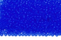 Бисер японский MIYUKI круглый 11/0 #0150F сапфир, матовый прозрачный, 10 грамм