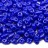 Бусины MiniDuo 2х4мм, отверстие 0,7мм, цвет 33050 синий непрозрачный, 707-050, 5г (около 115шт) - Бусины MiniDuo 2х4мм, отверстие 0,7мм, цвет 33050 синий непрозрачный, 707-050, 5г (около 115шт)