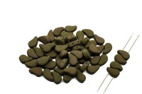 Бусины PaisleyDuo 8х5мм, отверстие 0,8мм, цвет 02010/29539 шоколадный матовый, 751-050, 10г (около 37шт)