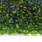 Бисер чешский PRECIOSA Фарфаль 3,2х6,5мм, 51120 зеленый прозрачный, радужный, 50г - Бисер чешский PRECIOSA Фарфаль 3,2х6,5мм, 51120 зеленый прозрачный, радужный, 50г