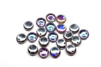 Бусины Lentils 6мм, отверстие 0,8мм, цвет 00030/98530 Crystal/Silver Rainbow, 725-023, 20шт