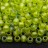 Бисер японский TOHO круглый 6/0 #0164F зеленый лайм матовый, радужный прозрачный, 10 грамм - Бисер японский TOHO круглый 6/0 #0164F зеленый лайм матовый, радужный прозрачный, 10 грамм
