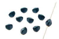 Бусины Pinch beads 7х7мм, отверстие 0,8мм, цвет 02010/25033 матовый петроль, пастель, 755-007, 10шт