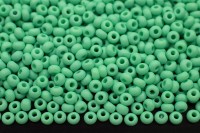 Бисер чешский PRECIOSA круглый 10/0 12911М матовый зеленый непрозрачный, 1 сорт, 50г