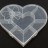 Контейнер для мелочей Сердце 16х14х3см, пластиковый, 1005-021, 1шт - Контейнер для мелочей Сердце 16х14х3см, пластиковый, 1005-021, 1шт
