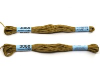 Мулине Gamma, цвет 3068 хаки-оливковый, хлопок, 8м, 1шт