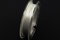 Ювелирный тросик Flex-rite 7 strand, толщина 0,6мм, цвет жемчужное серебро, 1017-075, катушка 9,14м