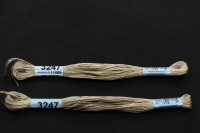 Мулине Gamma, цвет 3247 серо-бежевый, хлопок, 8м, 1шт