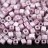 Бисер японский TOHO Cube кубический 4мм #1200 белый/розовый, мраморный непрозрачный, 5 грамм - Бисер японский TOHO Cube кубический 4мм #1200 белый/розовый, мраморный непрозрачный, 5 грамм