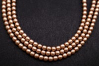 Жемчуг Preciosa, цвет 70574 матовый кремовая роза, 2мм, 10шт