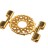 Коннектор CYMBAL Detis II для TILA 26х16мм, отверстие 0,8мм, цвет золото, 24K Gold Plate, 11-257, 1шт - Коннектор CYMBAL Detis II для TILA 26х16мм, отверстие 0,8мм, цвет золото, 24K Gold Plate, 11-257, 1шт