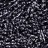 Бисер японский TOHO Bugle Twisted стеклярус витой 9мм #0081 гематит, металлизированный, 5 грамм - Бисер японский TOHO Bugle Twisted стеклярус витой 9мм #0081 гематит, металлизированный, 5 грамм
