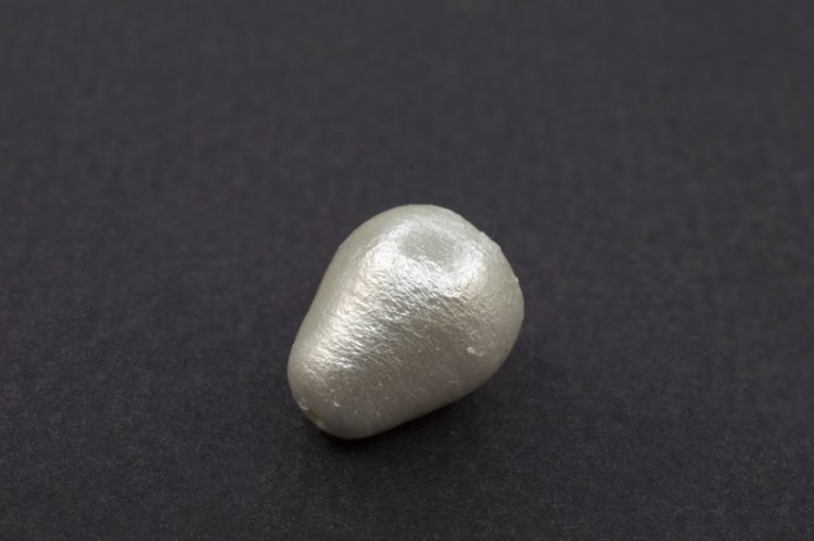 Хлопковый жемчуг Капля Miyuki Cotton Pearl 14х10мм, цвет White, 744-063, 1шт Хлопковый жемчуг Капля Miyuki Cotton Pearl 14х10мм, цвет White, 744-063, 1шт