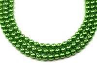 Жемчуг Preciosa, цвет 70053 зеленый, 2мм, 10шт