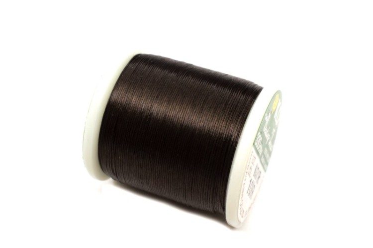 Нить для бисера K.O. Beading Thread, цвет 10BR темно-коричневый, длина 50м, 100% нейлон, 1030-286, 1шт Нить для бисера K.O. Beading Thread, цвет 10BR темно-коричневый, длина 50м, 100% нейлон, 1030-286, 1шт