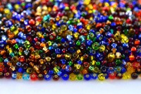 Бисер чешский PRECIOSA круглый 11/0 МИКС № 3 разноцветный, 50г