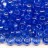 Бисер чешский PRECIOSA круглый 2/0 31030 синий прозрачный радужный, квадратное отверстие, 50г - Бисер чешский PRECIOSA круглый 2/0 31030 синий прозрачный радужный, квадратное отверстие, 50г