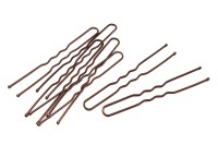 Шпильки для волос, длина 60мм, цвет коричневый, железо, 19-019, 20шт