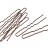 Шпильки для волос, длина 60мм, цвет коричневый, железо, 19-019, 20шт - Шпильки для волос, длина 60мм, цвет коричневый, железо, 19-019, 20шт