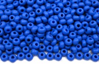 Бисер чешский PRECIOSA круглый 8/0 22m21 матовый синий, PermaLux, 50г