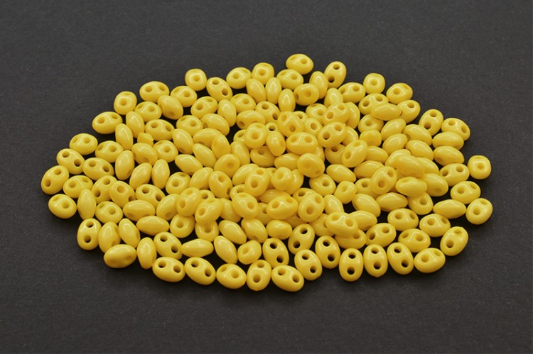 Бусины акриловые Дуо 6х5х3мм, отверстия 1мм, цвет желтый, 540-372, 10г (около 280шт) Бусины акриловые Дуо 6х5х3мм, отверстия 1мм, цвет желтый, 540-372, 10г (около 280шт)