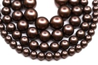 Жемчуг Swarovski 5810 #951 6мм Crystal Velvet Brown Pearl, 5810-6-951, 10шт
