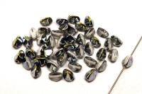 Бусины Pinch beads 5х3мм, отверстие 0,8мм, цвет 00030/28001 хрусталь/Marea, 755-035, 10г (около 117шт)