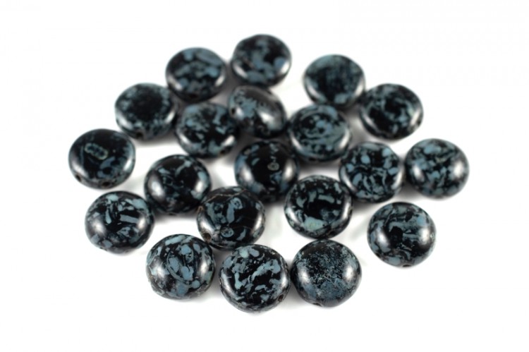 Бусины Candy beads 12мм, два отверстия 1мм, цвет 23980/86800 черный травертин, 705-039, 10г (около 8шт) Бусины Candy beads 12мм, два отверстия 1мм, цвет 23980/86800 черный травертин, 705-039, 10г (около 8шт)