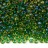 Бисер японский TOHO круглый 8/0 #0242 нарцисс/изумруд, окрашенный изнутри, 10 грамм - Бисер японский TOHO круглый 8/0 #0242 нарцисс/изумруд, окрашенный изнутри, 10 грамм