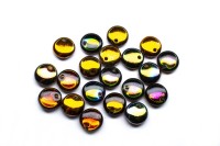 Бусины Lentils 6мм, отверстие 0,8мм, цвет 00030/95300 Crystal/Magic Copper, 725-021, 20шт