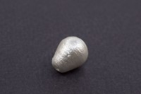 Хлопковый жемчуг Капля Miyuki Cotton Pearl 11х8мм, цвет White, 744-062, 1шт