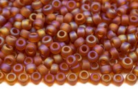 Бисер японский MIYUKI круглый 8/0 #0133FR топаз, матовый радужный прозрачный, 10 грамм