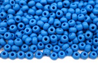 Бисер чешский PRECIOSA круглый 8/0 22m19 матовый бирюзовый, PermaLux, 50г