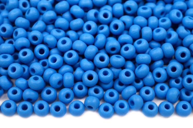 Бисер чешский PRECIOSA круглый 8/0 22m19 матовый бирюзовый, PermaLux, 50г Бисер чешский PRECIOSA круглый 8/0 22m19 матовый бирюзовый, PermaLux, 50г