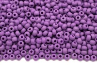 Бисер чешский PRECIOSA круглый 10/0 12909М матовый сиреневый непрозрачный, 1 сорт, 50г
