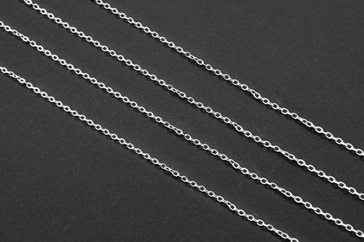 Цепочка для бижутерии звено овальное 2х1,5х0,3мм, цвет серебро, железо/латунь, 27-364, 1уп (около 10м) Цепочка для бижутерии звено овальное 2х1,5х0,3мм, цвет серебро, железо/латунь, 27-364, 1уп (около 10м)