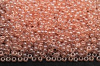 Бисер японский MIYUKI круглый 11/0 #0366 розовый, глянцевый прозрачный, 10 грамм