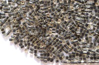 Бисер китайский рубка размер 11/0, цвет 0307 желтый, черная линия внутри, 450г