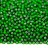 Бисер чешский PRECIOSA круглый 10/0 53712 зеленый непрозрачный, с белой серединой, 1 сорт, 50г - Бисер чешский PRECIOSA круглый 10/0 53712 зеленый непрозрачный, с белой серединой, 1 сорт, 50г