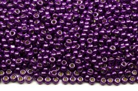 Бисер японский MIYUKI круглый 11/0 #5108 фиолетовый, Duracoat гальванизированный, 10 грамм